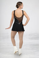 Mondor Signature #2609 Beaded Skating Dress - Black