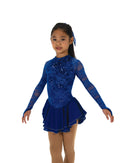 Jerry's Ready to Ship Sequin Lining #609 Skating Dress - Blue