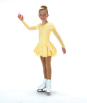 Jerry's Lemon Chiffon #635 Skating Dress