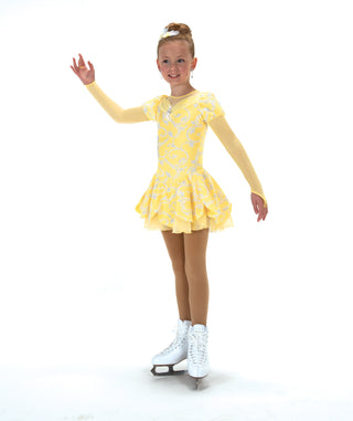Jerry's Lemon Chiffon #635 Skating Dress