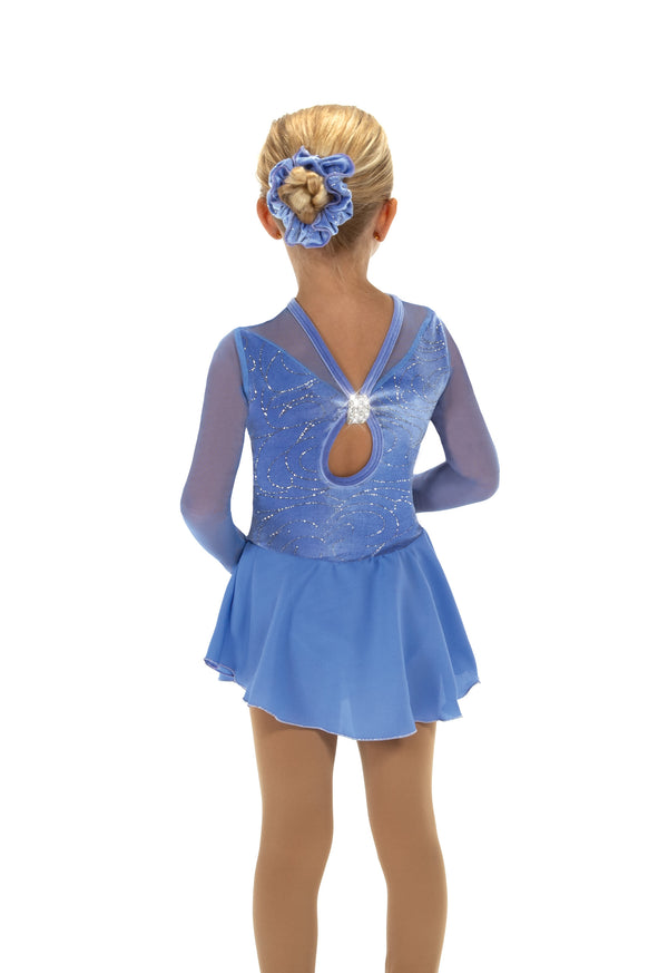 Jerry's Treasures #649 Skating Dress - Periwinkle Blue