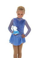 Jerry's Treasures #649 Skating Dress - Periwinkle Blue