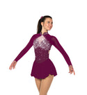 Solitaire Strappy Super Beaded Skating Dress - Port