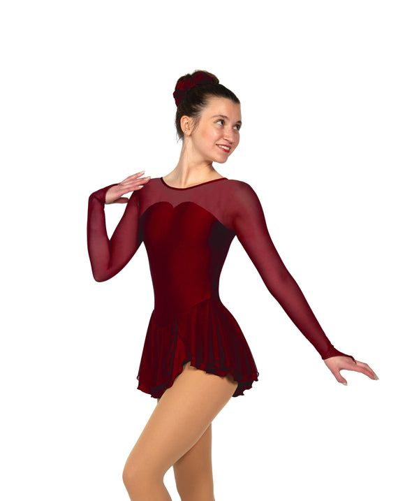 Solitaire Sweetheart Unbeaded Skating Dress - 6 Colors