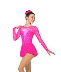 Solitaire Sweetheart Super Beaded Skating Dress - 6 Colors