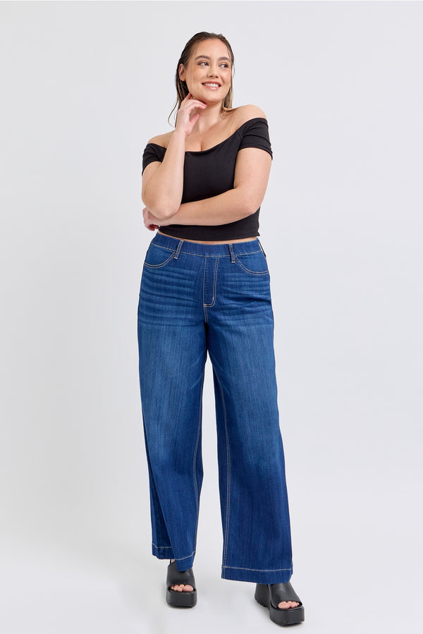 Ready to Ship Pull On Curvy Jeans