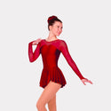 Solitaire Sweetheart Unbeaded Skating Dress - 6 Colors