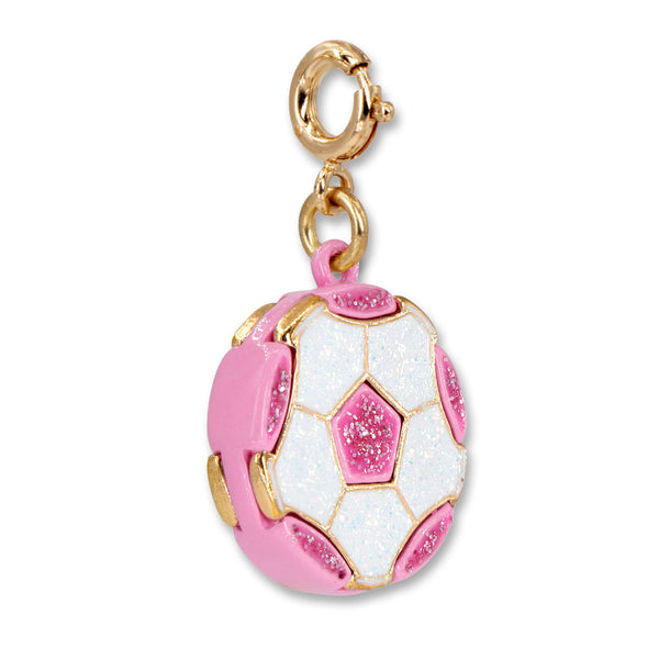 CHARM IT! Gold Glitter Soccer Ball Charm