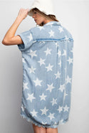 Ready to Ship Stars Denim Dress