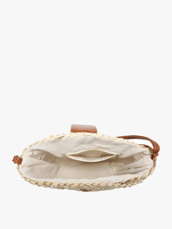 Ready to Ship Seagrass Crossbody Bag