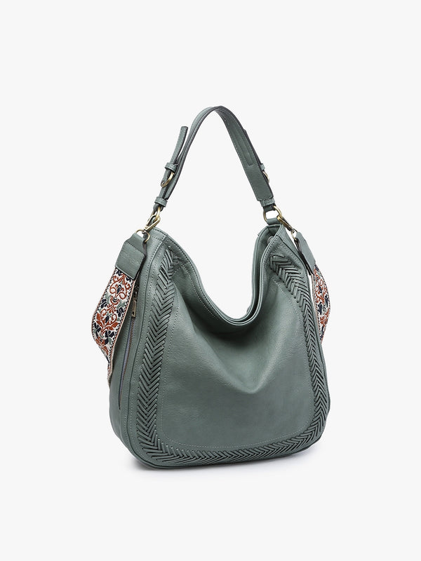 Ready to Ship Deep Teal Hobo Bag