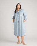 Universal Standard Ready to Ship Denim Shirt Curvy Dress