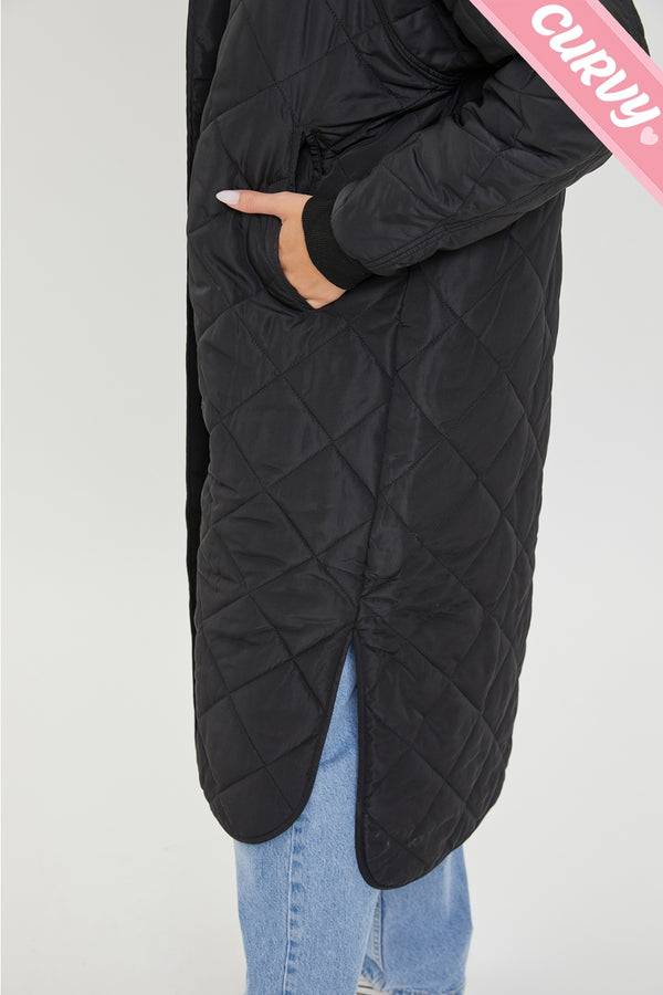 Ready to Ship Puffer Curvy Coat