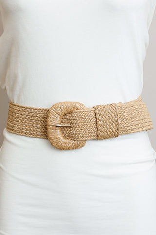 Ready to Ship Raffia Belt