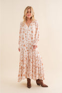 Ready to Ship Dobby Floral Maxi Dress