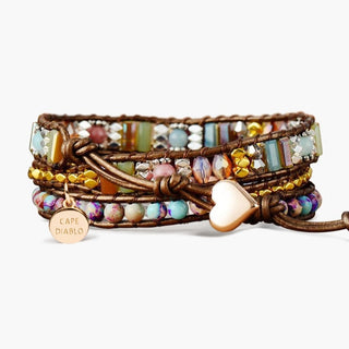 Ready to Ship Imperial Heart Protection Wrap Bracelet