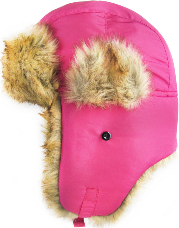 Ready to Ship Hot Pink Trapper Hat