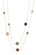 Saachi Ready to Ship Natural Stone Layered Necklace