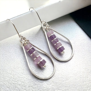 Ready to Ship Amethyst & Sterling Earrings