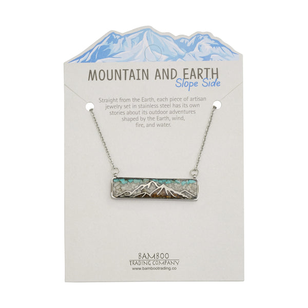 Ready to Ship Mountain & Earth Necklace