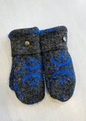 Made Again Upcycled Sweater Mittens - Charcoal