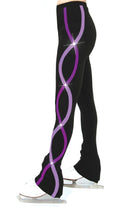 Jerry's Ribbonette Fleece Crystal Skating Pants - Orchid Purple